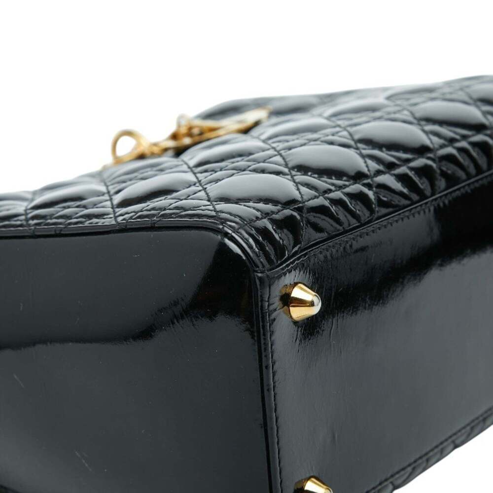 CHRISTIAN DIOR Black Leather Shoulder Bag - Picture 5 of 10